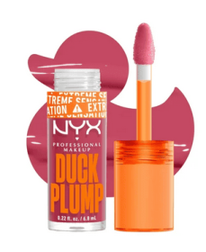 NYX Professional Makeup Duck Plump Plumping Lip Gloss, Strike a Rose, 0.23 fl oz