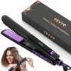 Steam Straighteners for Hair, Professional Salon Titanium Vapor Straightening Irons