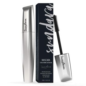 4D Eyelash Mascara Silk Fiber Lash Mascara Lengthening and Thick Long Lasting Black Mascara & Smudge Proof All Day Exquisitely Full Long Thick Smudge