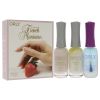 The Original French Manicure Kit Pink by Orly for Women - 4 Pc Kit 0.3oz Top2 Botton Base Coat Plus Topcoat, 0.3oz Nail Lacquer - White Tips