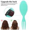 Curl Defining Hair Brush, Curl Hair Brush for Women and Men, Shaping and Defining Curls for Long/Wavy/Damaged Hair On Hair Brushes, Blue