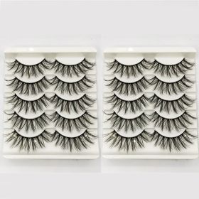20/10/5 Paar Valse Mink Wimpers Natuurlijke Piekerige Lange Valse Wimpers Handgemaakte Gevleugelde Dikke Lash Voor Wimper Extension Make gereedschap (Color: 10Pairs-MZA4081)