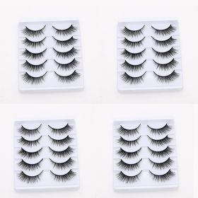 20/10/5 Paar Valse Mink Wimpers Natuurlijke Piekerige Lange Valse Wimpers Handgemaakte Gevleugelde Dikke Lash Voor Wimper Extension Make gereedschap (Color: 20Pairs)