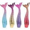 4pcs Mermaid Lip Gloss Tube Empty Lip Gloss Tubes Clear Lip Gloss Eyelash Tubes