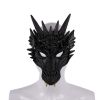Halloween Mask Masquerade Foam Dragon Mask Scary  Half Face Mask for Cosplay Costume