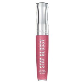 RIMMEL LONDON Stay Glossy Lip Gloss (Color: Stay My Rose)