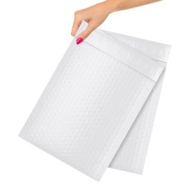 White Poly Bubble Mailers (Color: White)