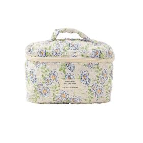 Travel Cosmetic Bags for Women(3 pcs) Cute Floral Makeup Bag (Color: As pic show, Type: Style A)