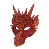 Halloween Mask Masquerade Foam Dragon Mask Scary  Half Face Mask for Cosplay Costume