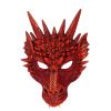 Halloween Mask Masquerade Foam Dragon Mask Scary  Half Face Mask for Cosplay Costume