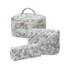 Travel Cosmetic Bags for Women(3 pcs) Cute Floral Makeup Bag